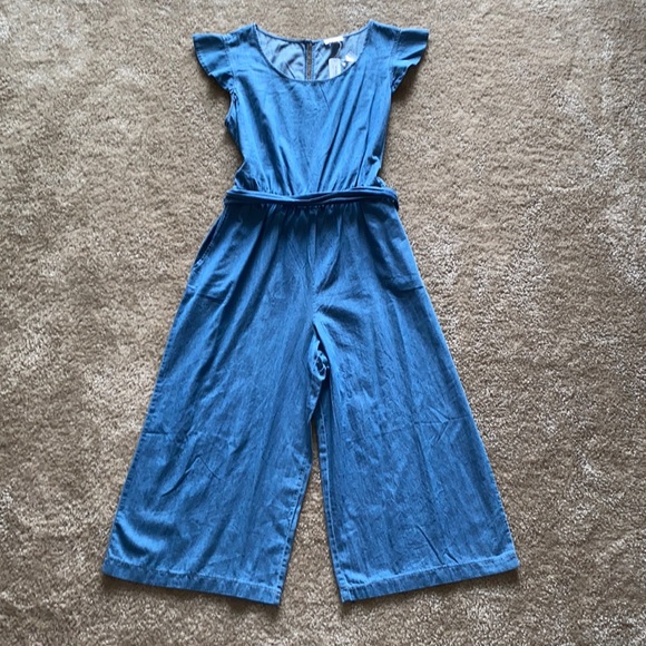 NWT - denim jumpsuit - Size: L - Picture 2 of 10